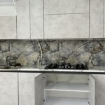 فروش کابینت نو همراه با گاز و سینک ظرفشویی